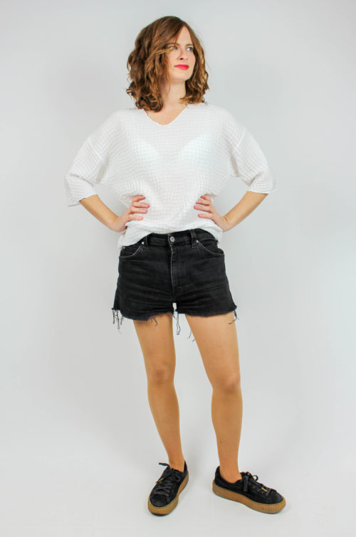 Vintage Pullover weiß