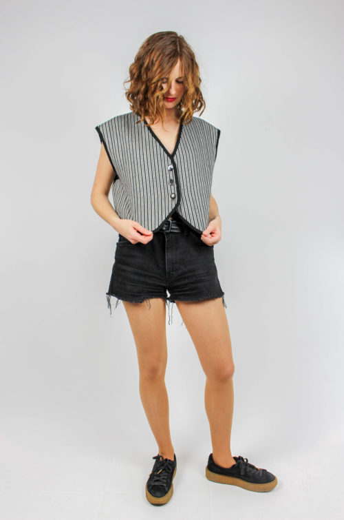 Vintage Weste gestreift