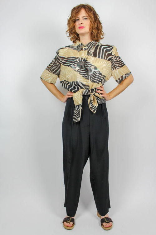 Vintage Bluse gestreift