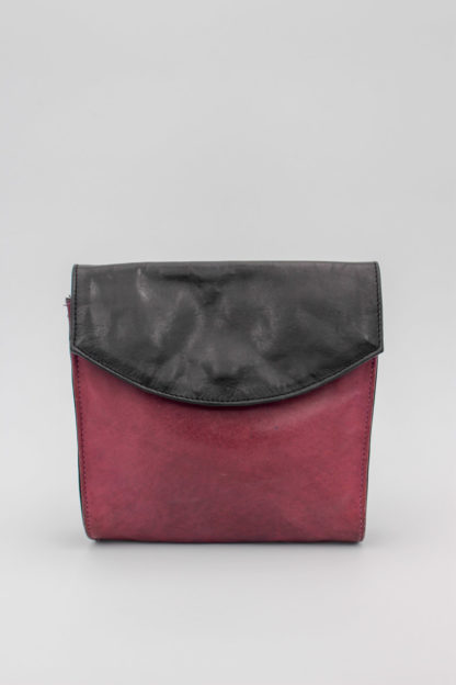 Tasche schwarz lila Secondhand