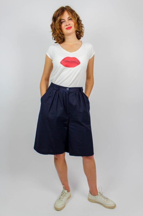 Vintage Culotte blau
