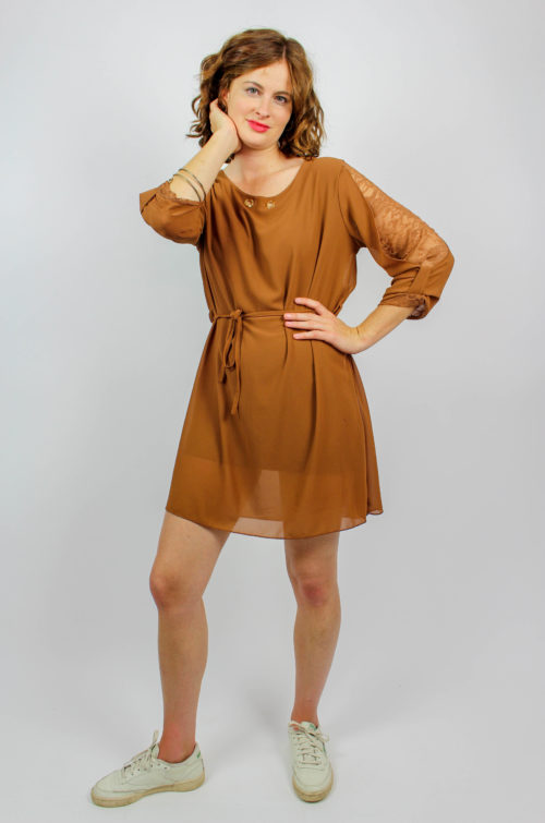 Vintage Kleid braun