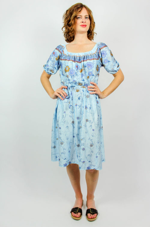 Vintage Kleid hellblau