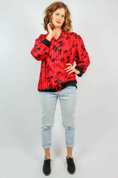 Vintage Bluse Rot