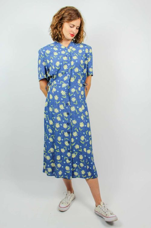 Vintage Kleid blau