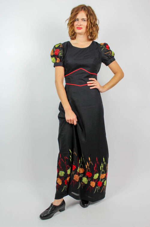 Vintage Kleid schwarz
