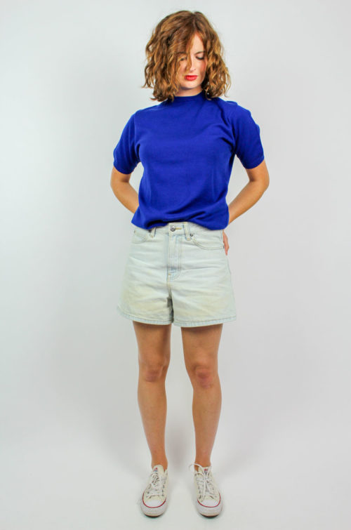 Vintage Shirt blau