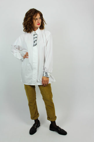 Vintage Bluse weiß