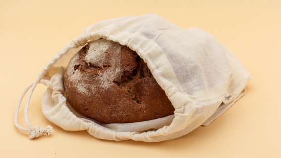 Einkaufsnetze als Brotbeutel