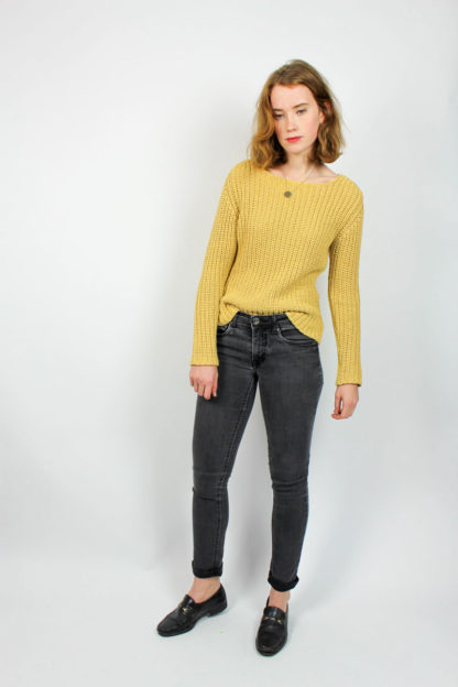 Damenpullover gelb