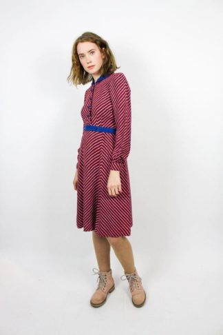 Vintage Streifenkleid