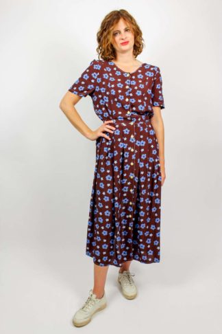Vintage Kleid braun
