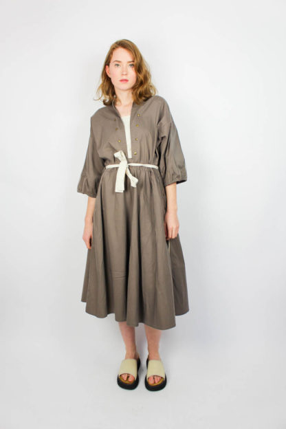 Midikleid Braun