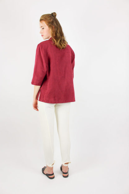 Blusenjacke Rot