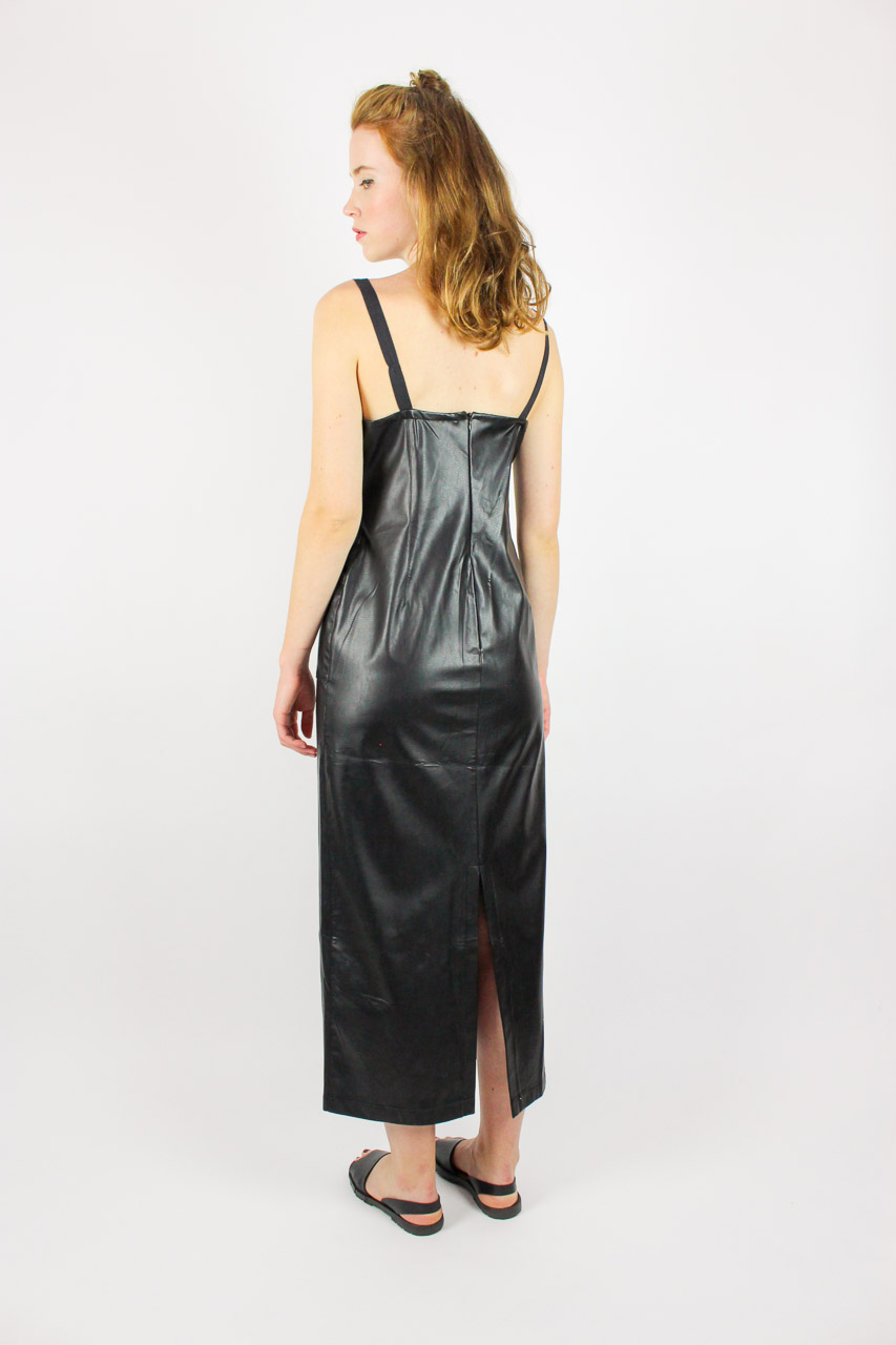 Vintage Trägerkleid Schwarz &ldquo;Julia&rdquo; | Oma Klara