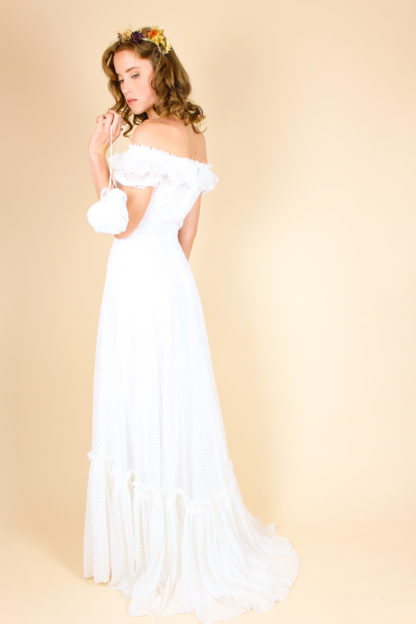 Brautkleid Schulterfrei