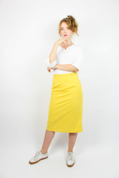Pencil Skirt Gelb