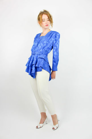 Vintage Bluse Blau