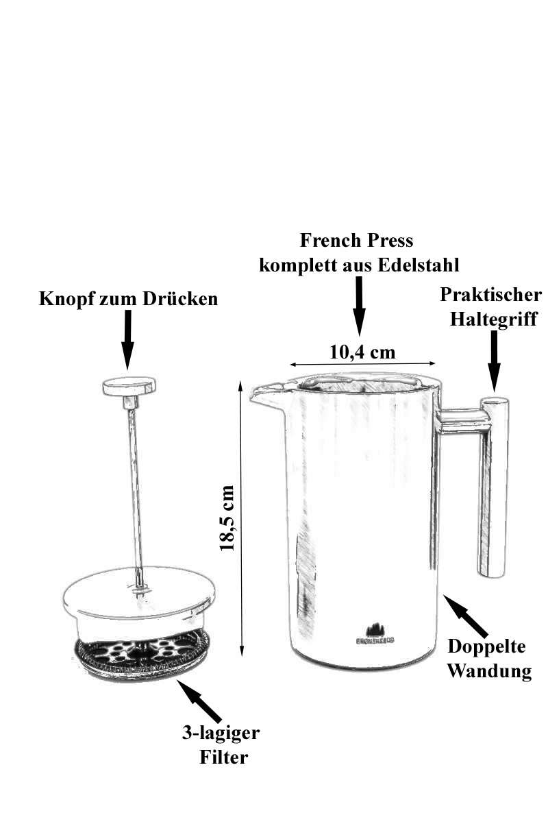 Kaffeebereiter french press Kaffeebereiter french press
