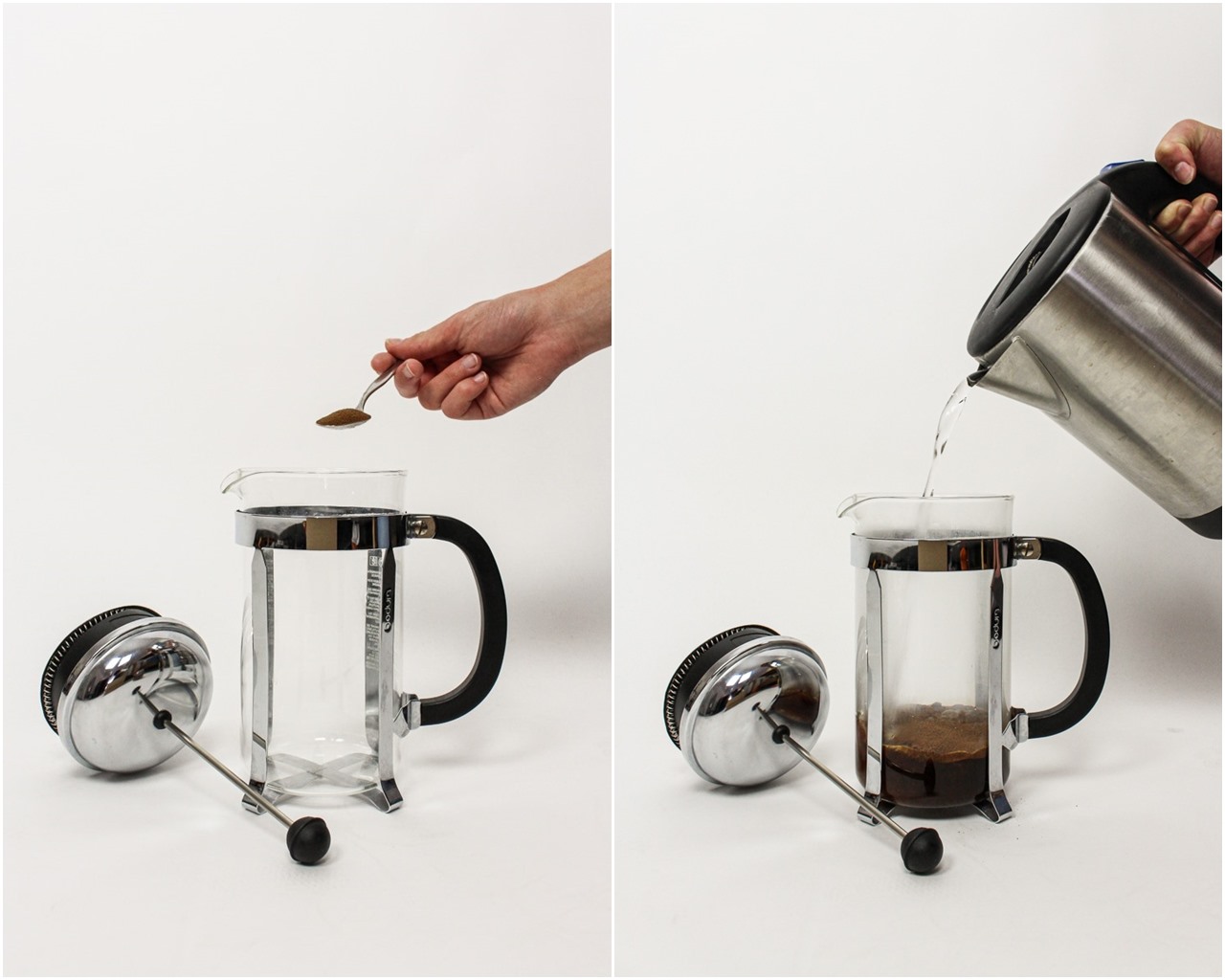 kaffee mit french press