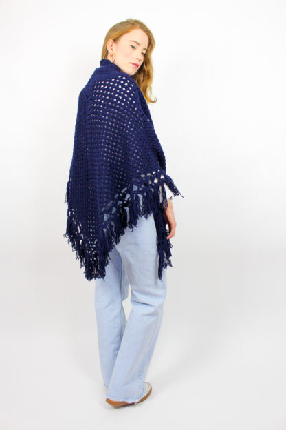 Poncho Gestrickt