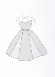 Brautkleid 50er Jahre