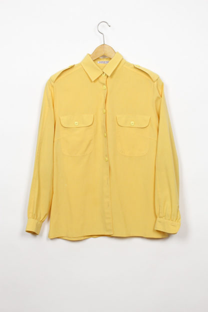 Vintage Bluse Gelb