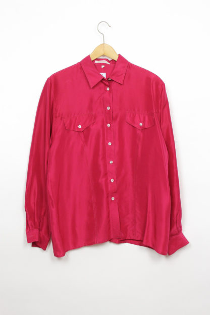 Vintage Bluse Magenta