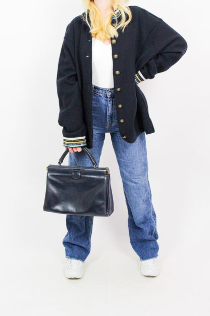 Blaue Jacke