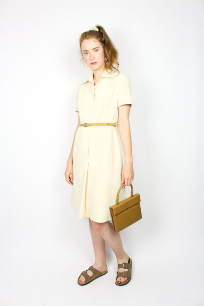 Midikleid Creme