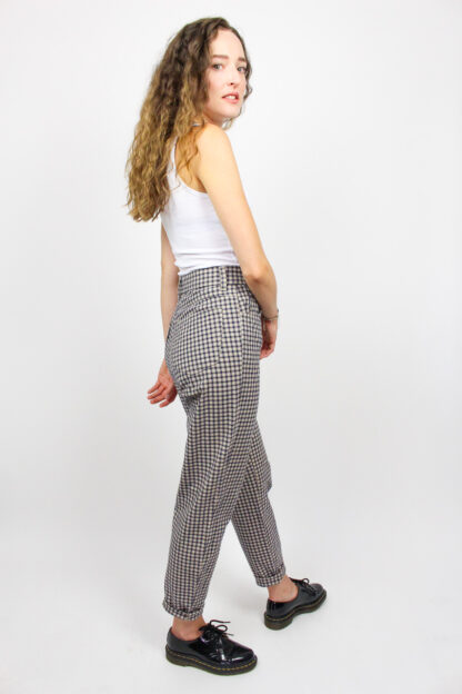 Damenhose Kariert