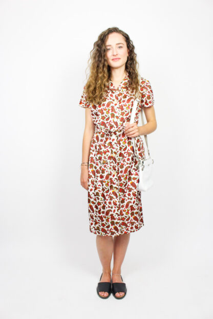 Vintage Kleid Kurzarm