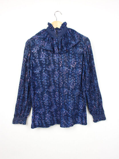 vintage blumenbluse