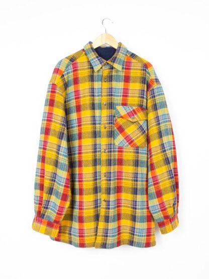 Flanelljacke Gelb