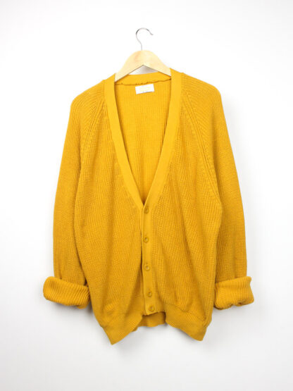 Strickjacke Gelb