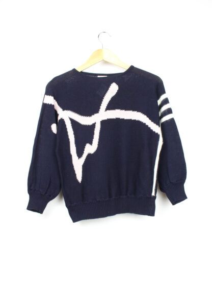 Vintage Pullover Blau