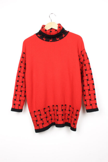 Vintage Pullover Rot