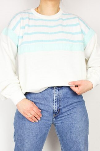 Oversize Streifen Pullover