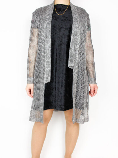 Vintage Cardigan Silber