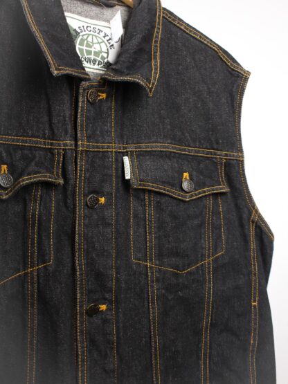 Graue Jeansweste