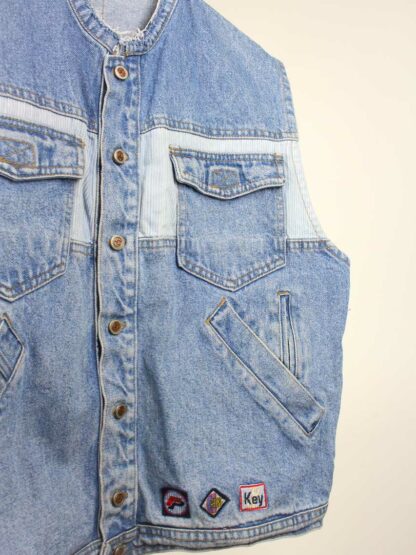 Jeansweste Hellblau