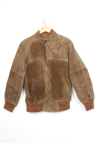 Vintage Bikerjacke Braun