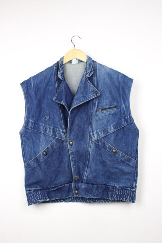 Vintage Jeansweste Dunkelblau