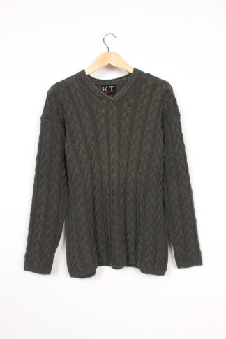 Vintage Pullover Grün