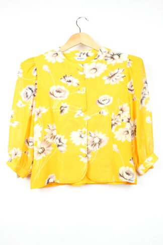 Vintage Bluse Gelb
