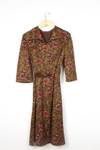 Vintage Kleid Braun