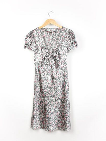 Vintage Kleid Silber