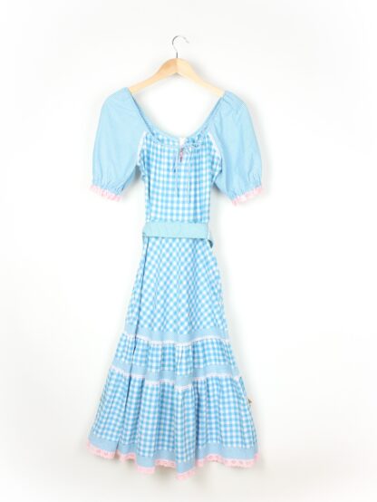 Vintage Maxikleid Hellblau