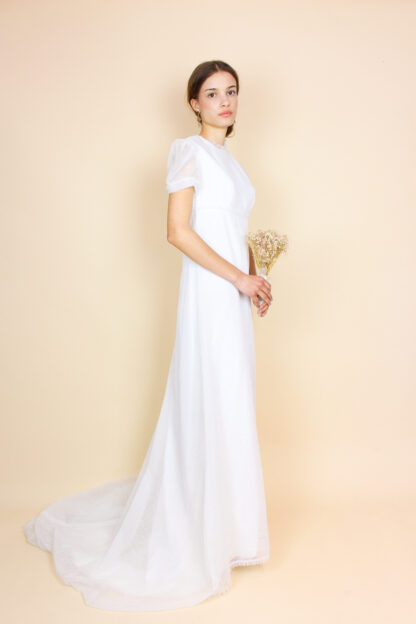 Hochzeitskleid Lang Vintage