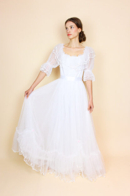 Hochzeitskleid Maxi Weiß